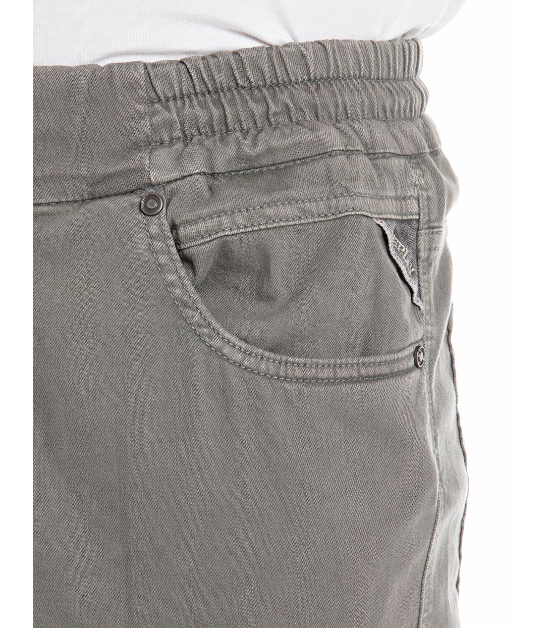 スリムテーパードLANNY X-Lite Plusストレッチデニム 詳細画像 ミディアムグレー 6